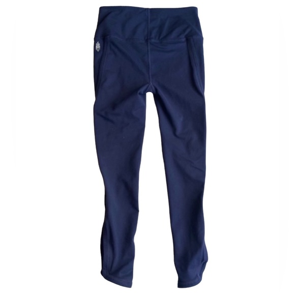 FREE PEOPLE Movement Pants Infinity High Rise 7/8 Cutout Leggings Blue - Picture 7 of 12